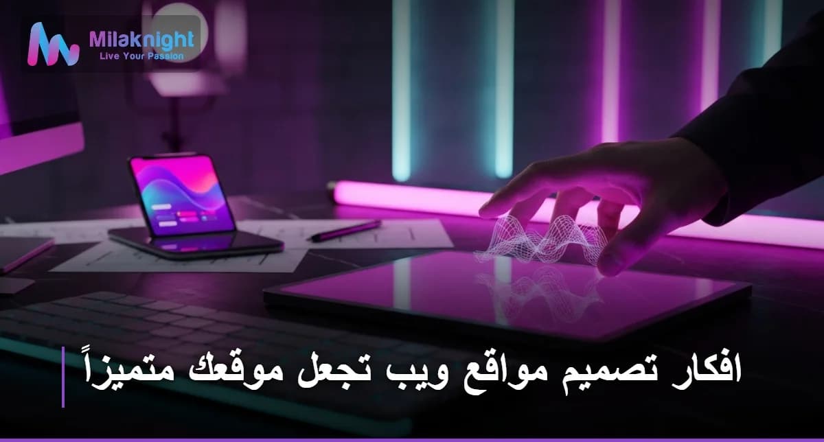 افكار تصميم مواقع ويب
